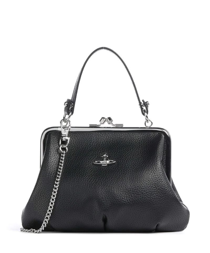 Vivienne Westwood Granny Frame Grain Bolso de mano black