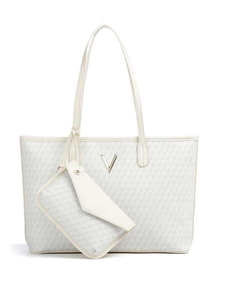 Valentino Bags Queen Re Bolsa shopping ecru/multicolor