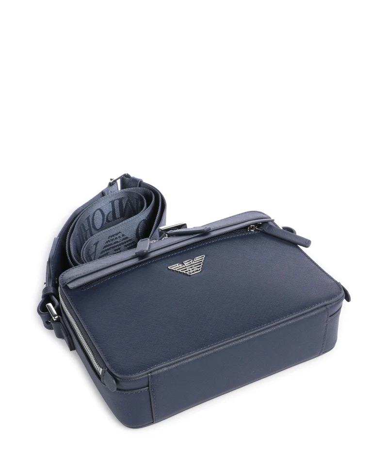 Emporio Armani Business Regenerated Bandolera medieval blue