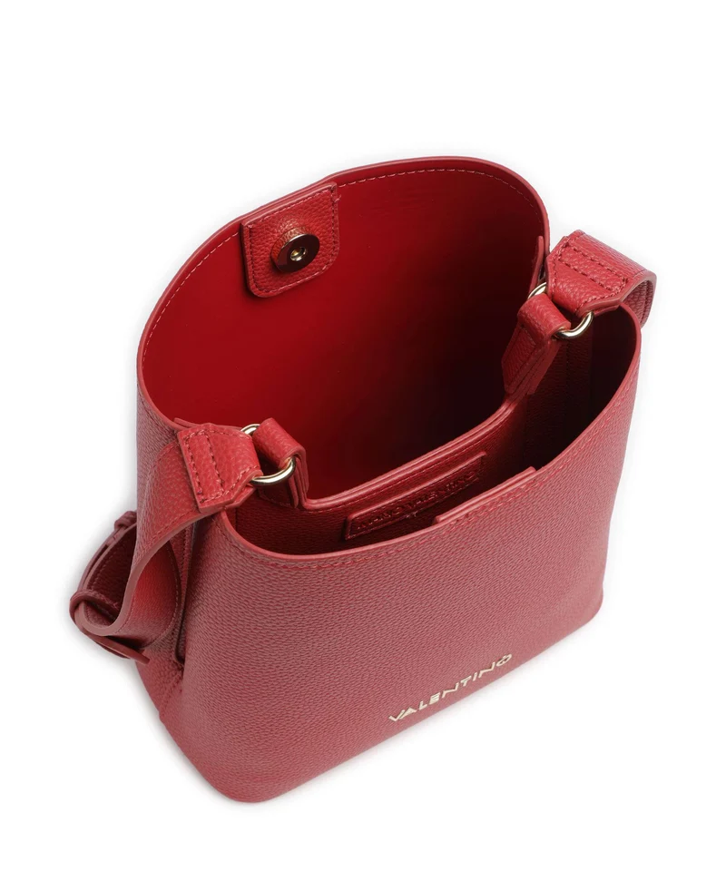 Valentino Bags Brixton Bucket bolso de mano rubino