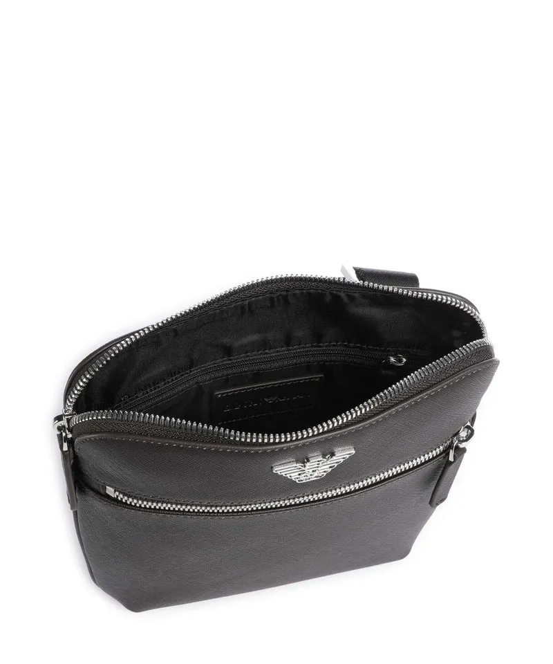 Emporio Armani Business Regenerated Bandolera ebony