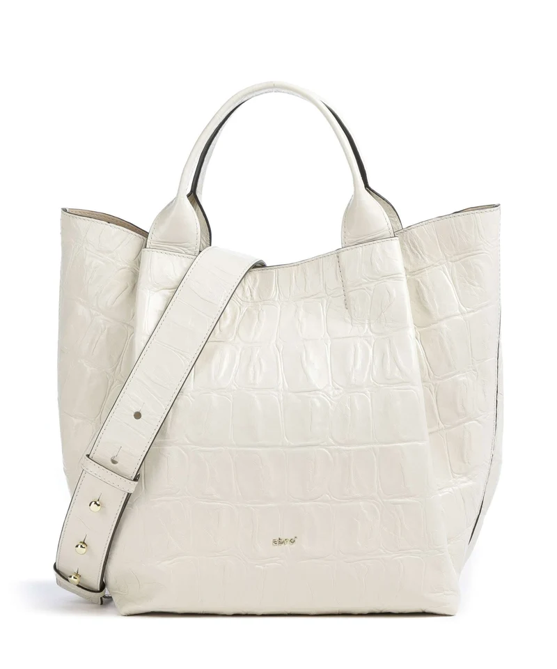 Abro Maxi Cocco Essential Medium Bolso de mano milk