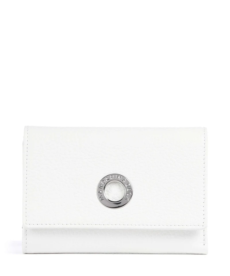 Mandarina Duck Mellow Leather Monedero blanc