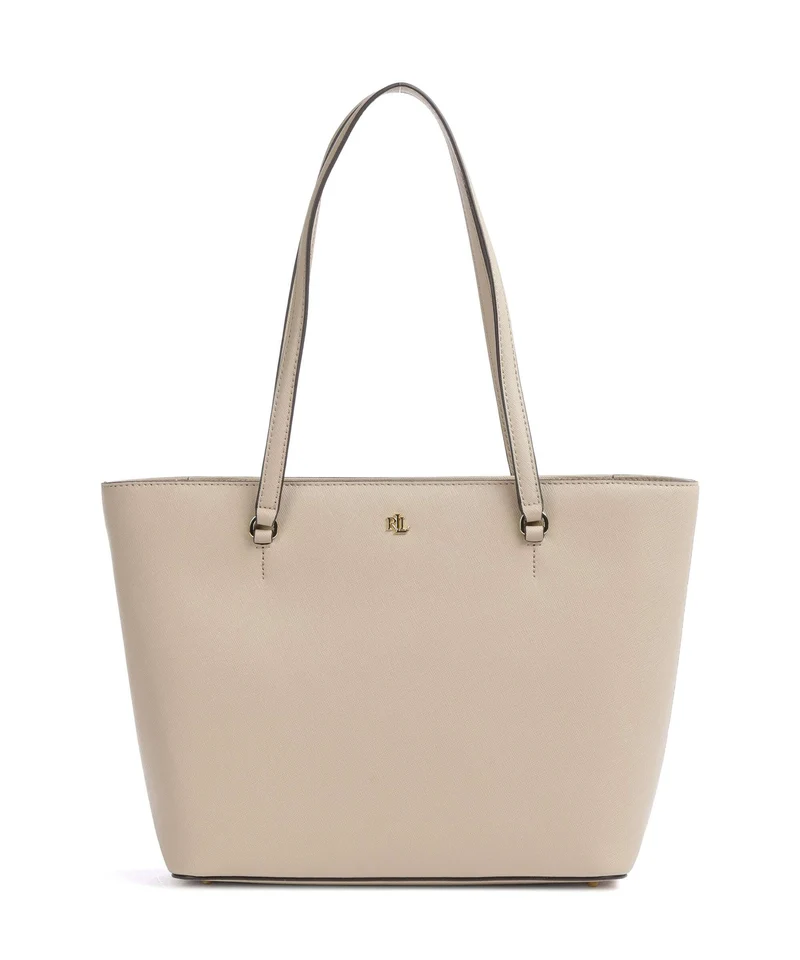 Lauren Ralph Lauren Karly Medium Bolsa shopping birch tan