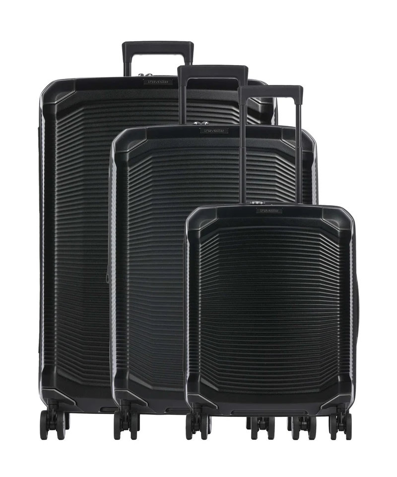 Travelite Millenium Juego de maletas (4 ruedas) black