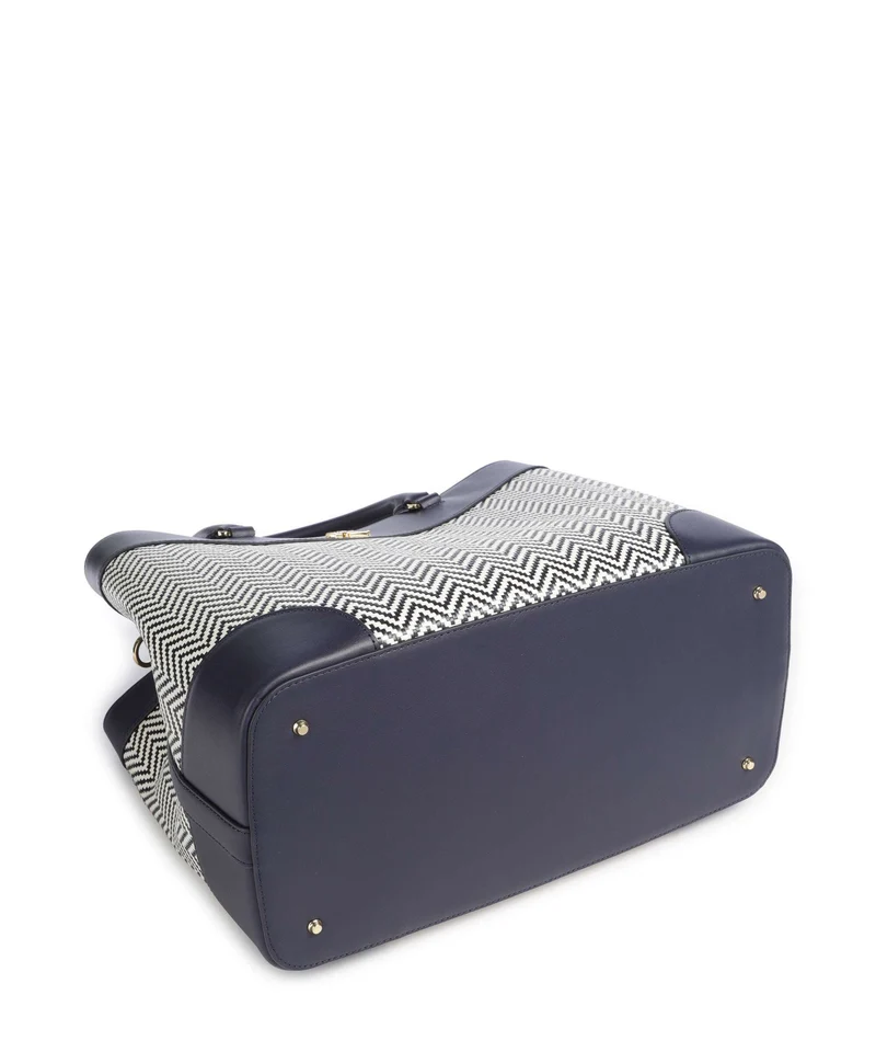 Lauren Ralph Lauren Marcy 36 Bolso de mano refined navy/soft white