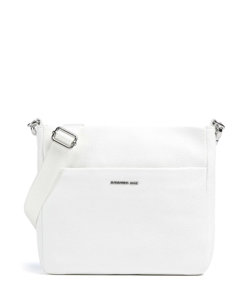 Mandarina Duck Mellow Leather Bandolera blanc