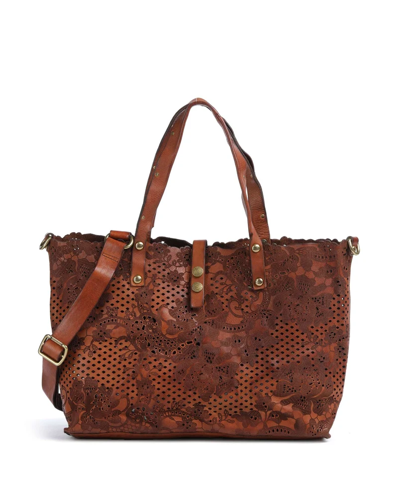 Campomaggi Bolsa shopping cognac