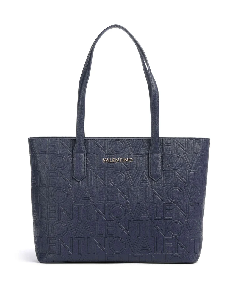 Valentino Bags Pansy Bolsa shopping blu
