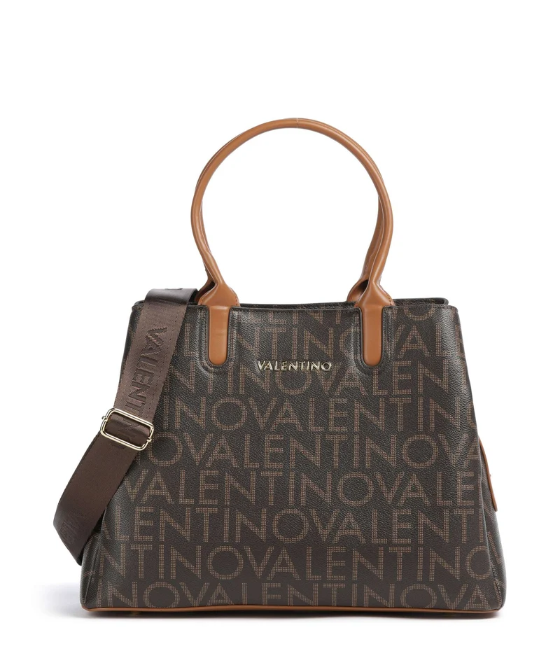 Valentino Bags Regina Re Bolso de mano moro/naturale