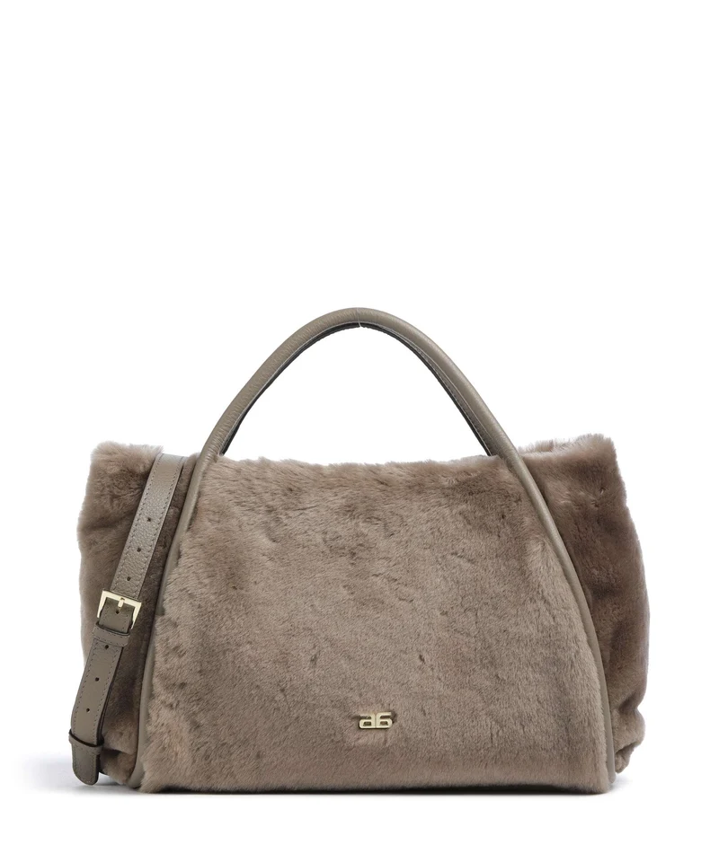 Abro Shearling Willow Bolso de mano tope