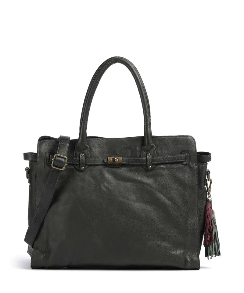 Taschendieb Wien Kaisterstrasse 2 Bolsa shopping green forest