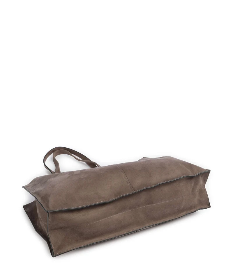 Liebeskind Amy Vegan Suede L Bolsa shopping neutral grey