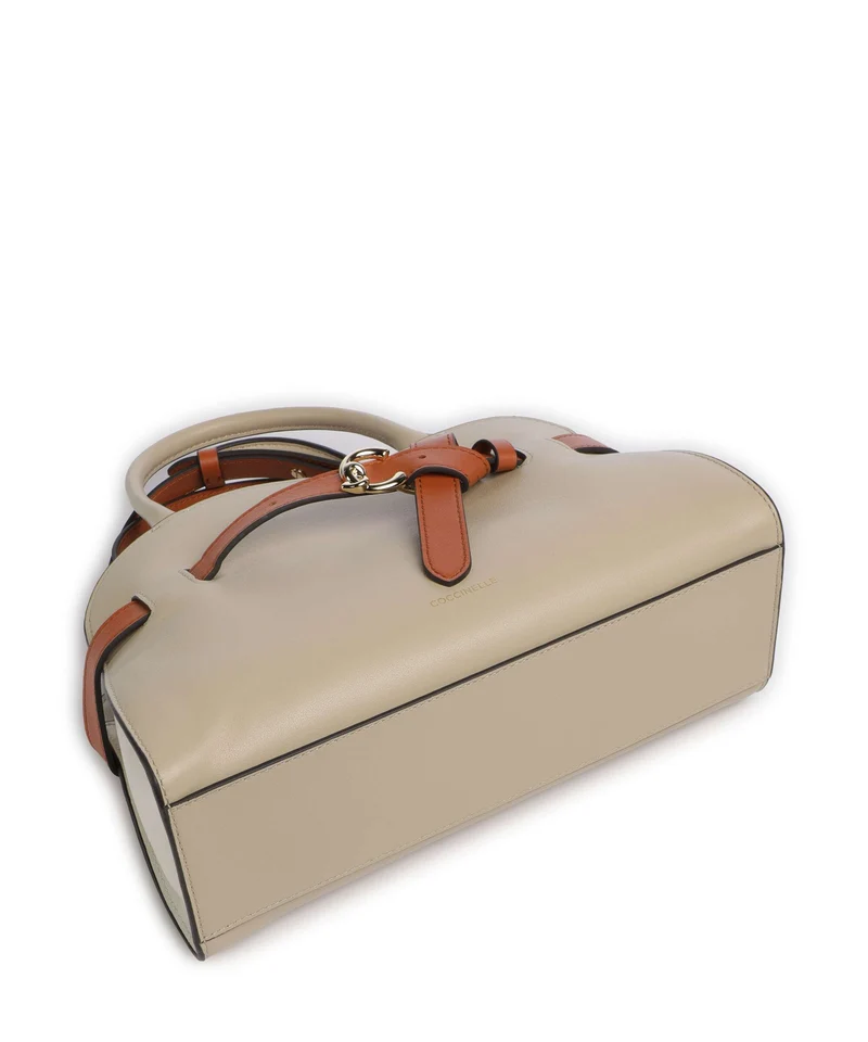 Coccinelle Sabine New Tricolor Bolso de mano sandshell/pearl/crab