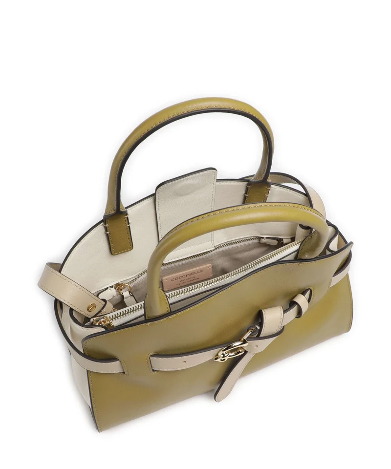 Coccinelle Sabine New Tricolor Bolso de mano seagrass/pearl/sandshell