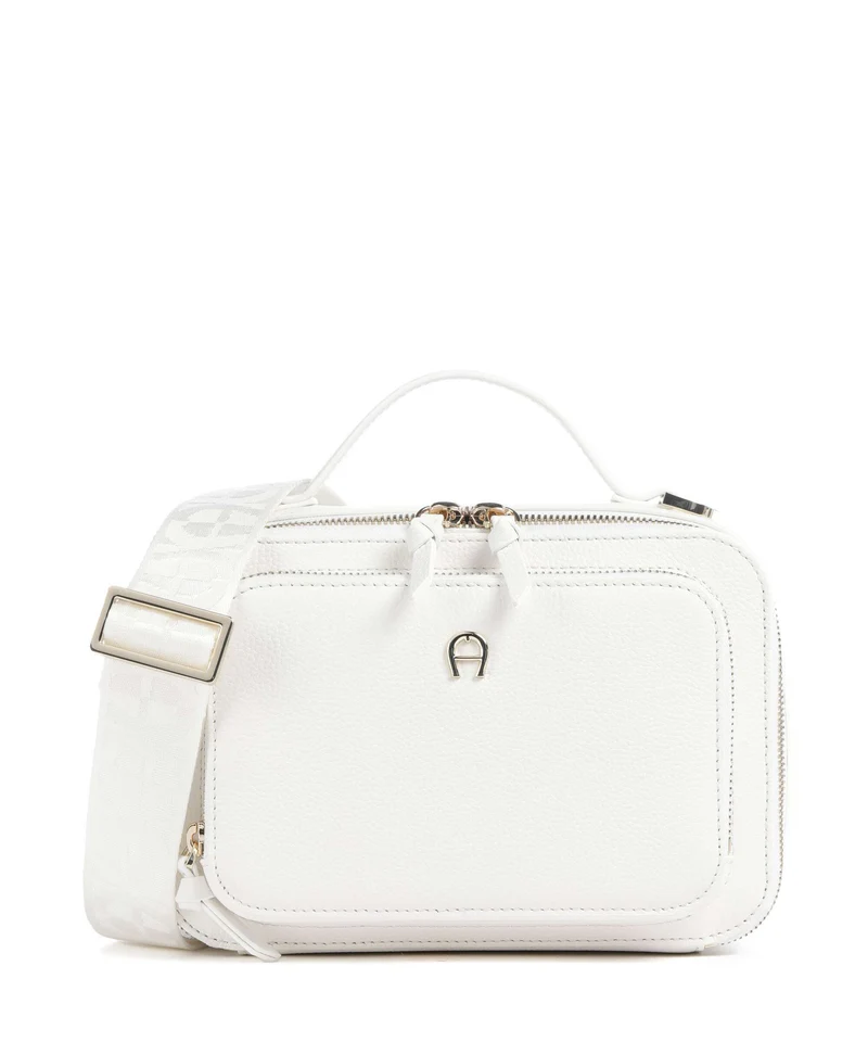 Aigner Zita S Bandolera cotton white