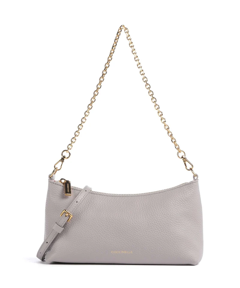 Coccinelle Aura Bolso de hombro oyster