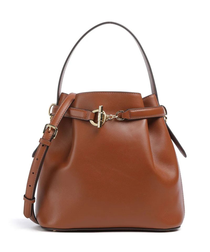 Lauren Ralph Lauren Blaike Medium Bucket bolso de mano lauren tan