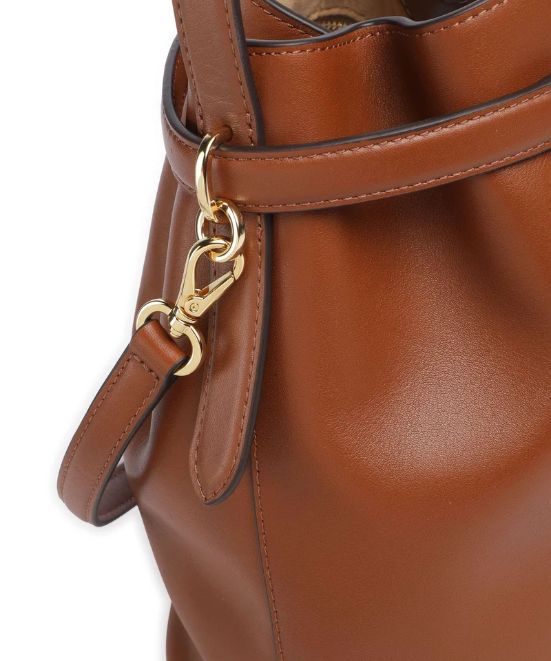 Lauren Ralph Lauren Blaike Medium Bucket bolso de mano lauren tan