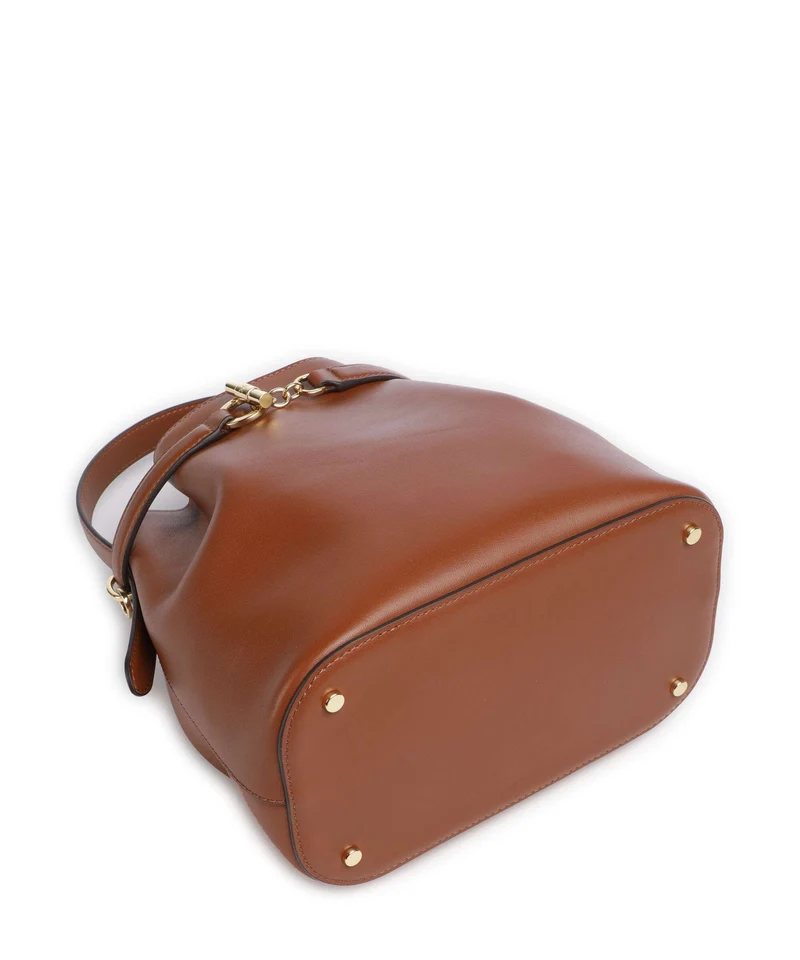 Lauren Ralph Lauren Blaike Medium Bucket bolso de mano lauren tan