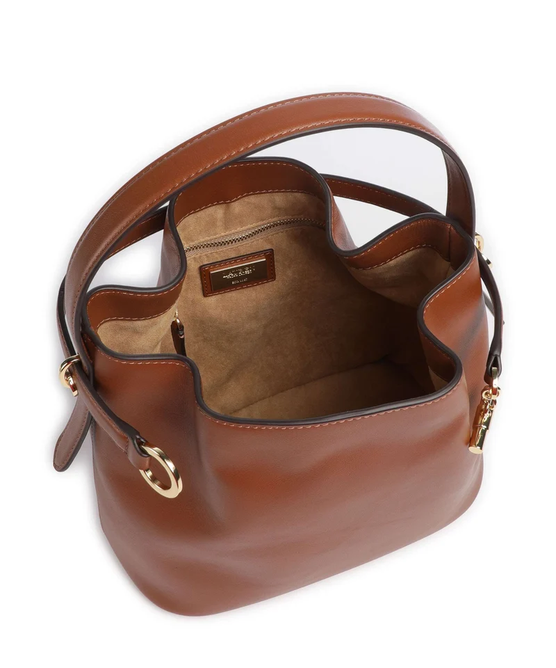 Lauren Ralph Lauren Blaike Medium Bucket bolso de mano lauren tan
