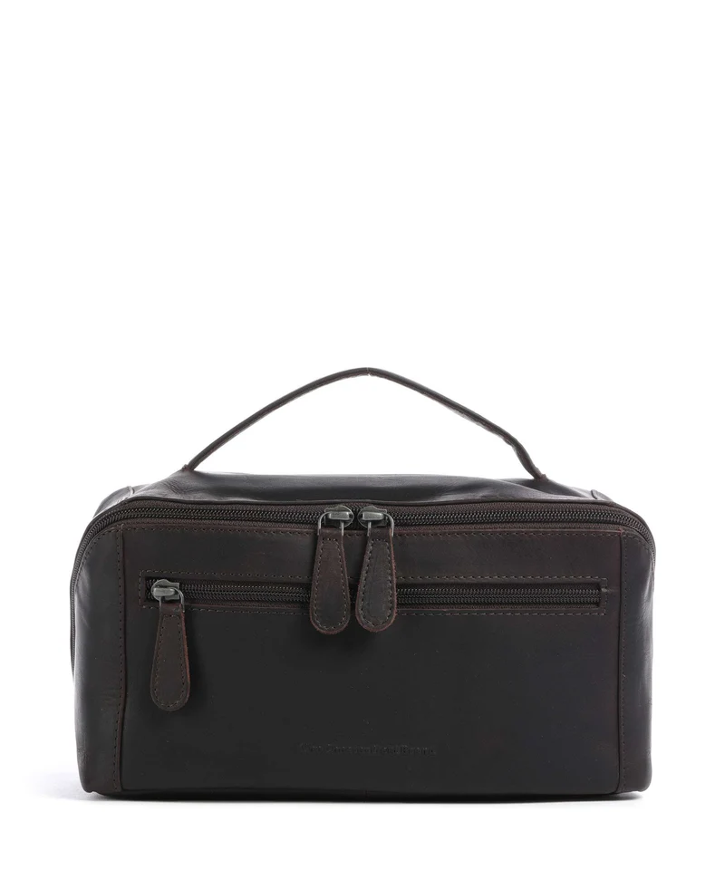 The Chesterfield Brand Wax Pull Up Cow Elmia Neceser brown