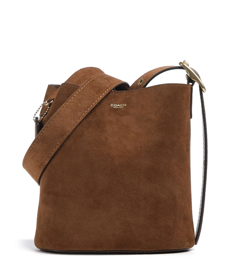 Coach Bleecker 21 Bucket bolso de mano warm brown