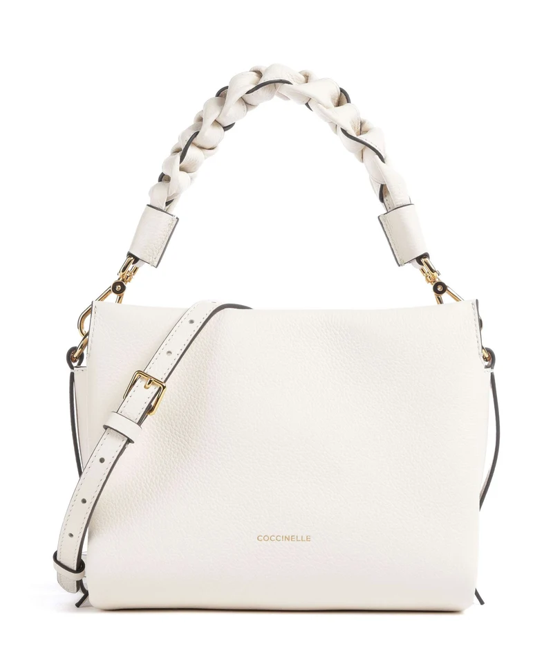 Coccinelle Boheme Grana Double Bolso de mano pearl/cognac