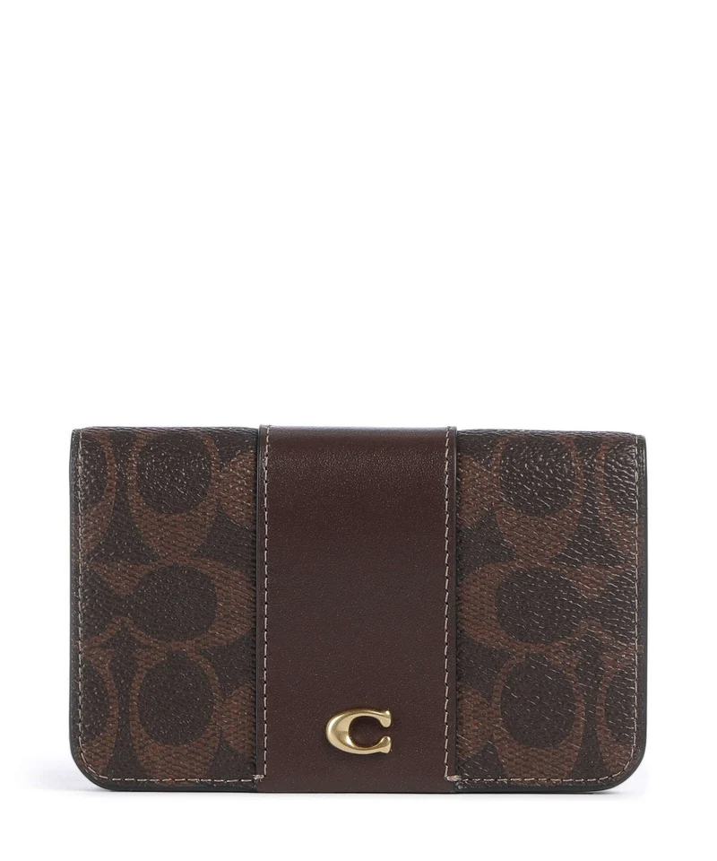 Coach Essential Signature Monedero maple
