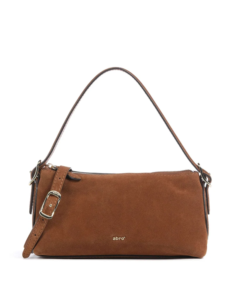 Abro Suede Carina Bolso de hombro cuoio