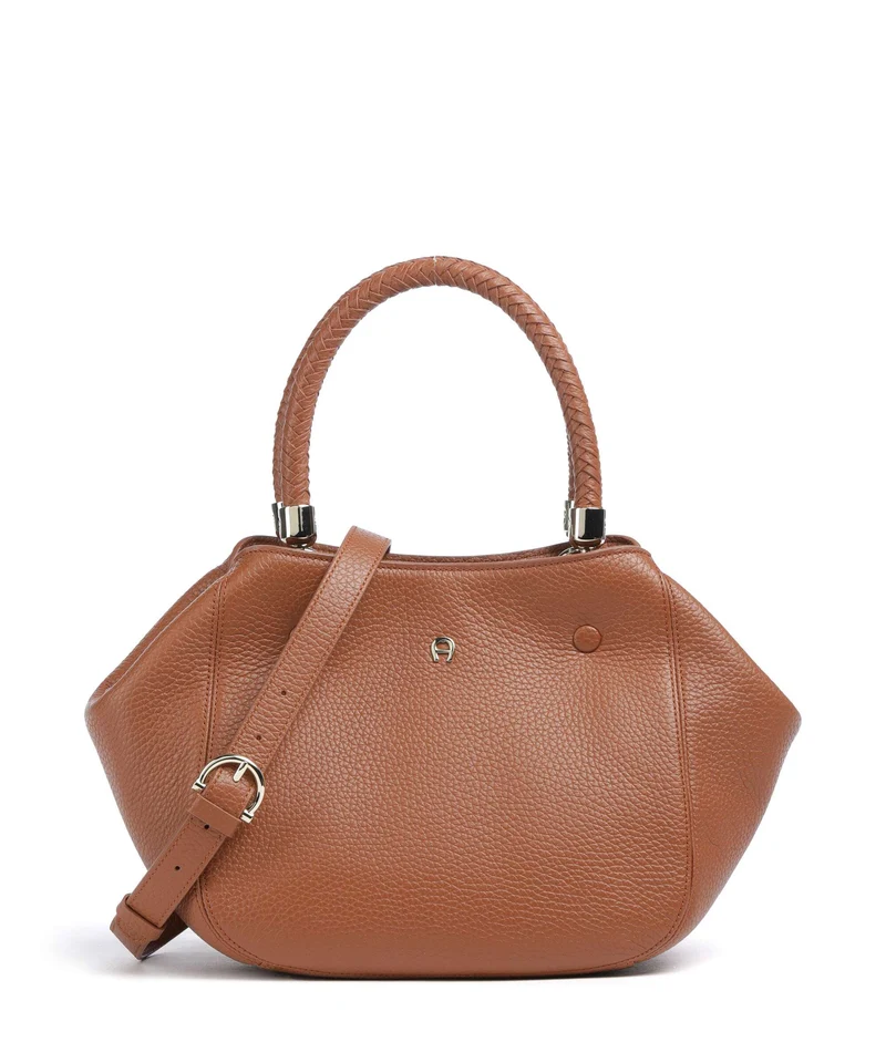Aigner Carré Soft M Bolso de mano cognac brown