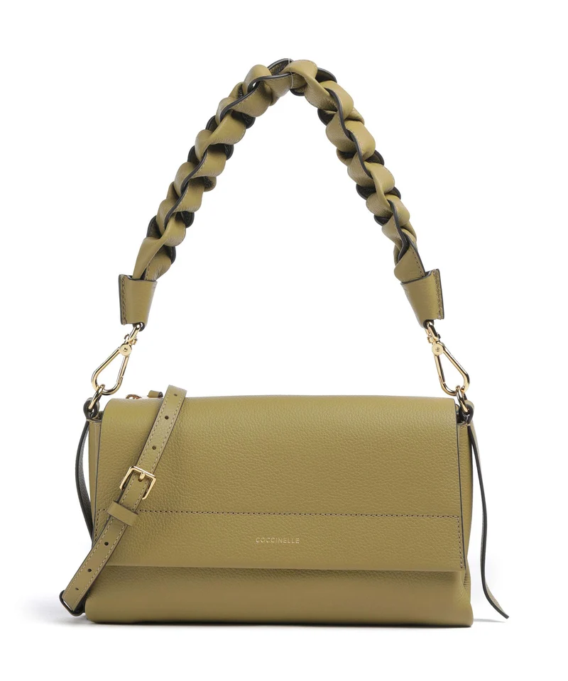 Coccinelle Boheme Grana Double Bolso de hombro seagrass/sandshell