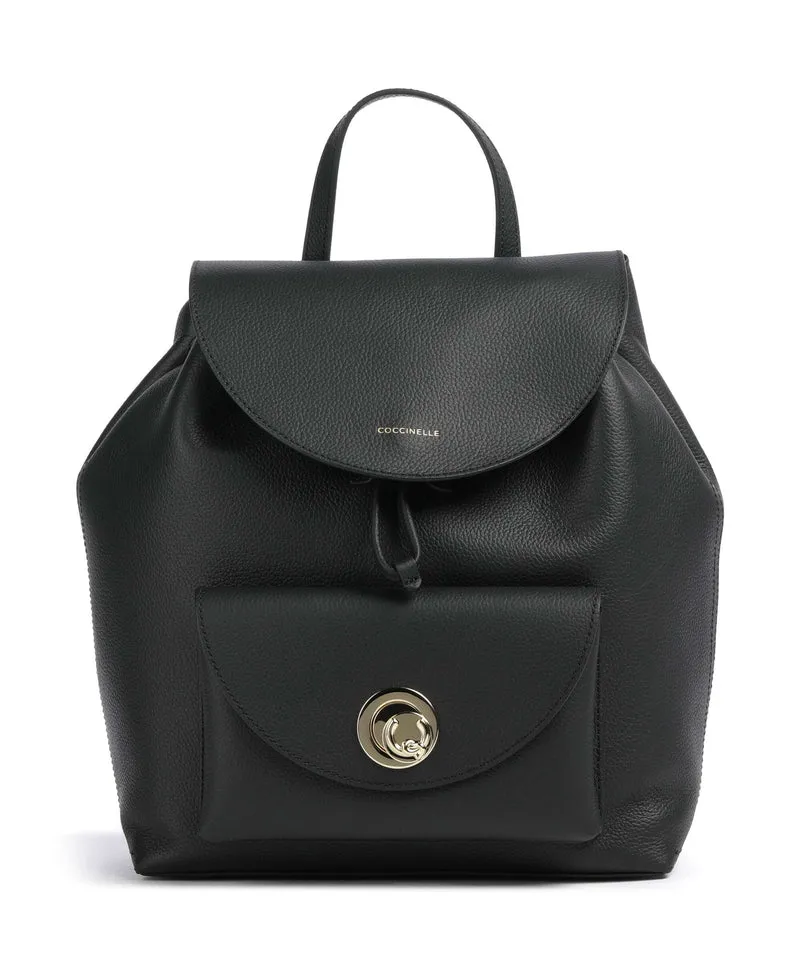 Coccinelle Nikla Mochila noir/cognac