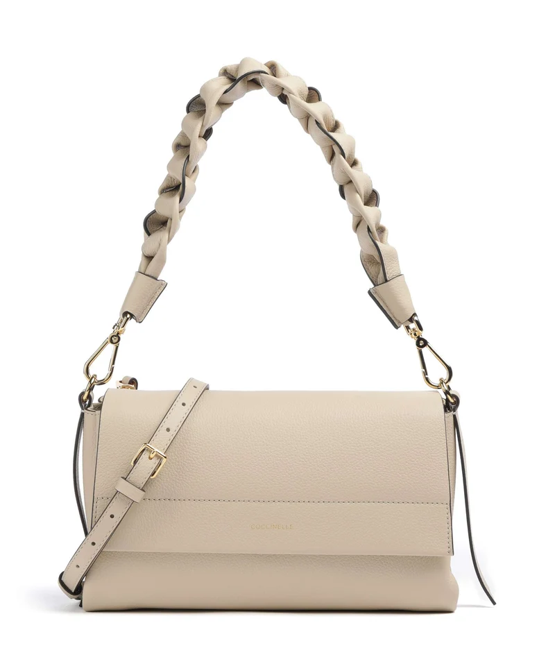 Coccinelle Boheme Grana Double Bolso de hombro sandshell/seagrass