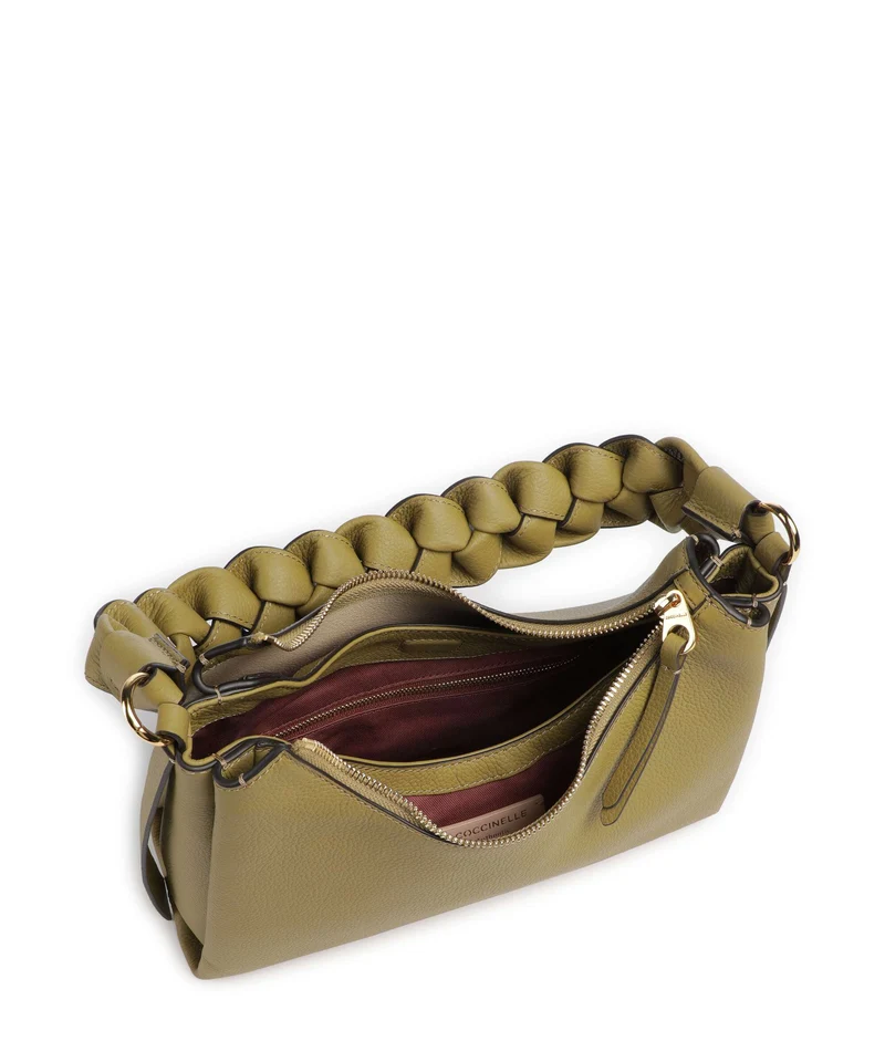 Coccinelle Boheme Grana Double Bolso de hombro seagrass/sandshell