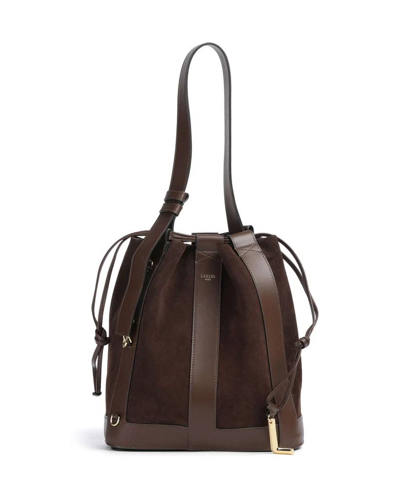Lancel Elles M Bucket bolso de mano coconut