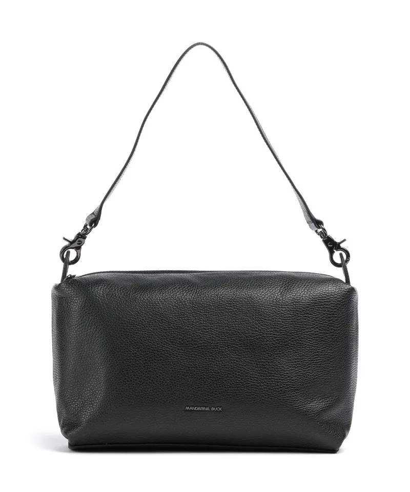 Mandarina Duck Mellow Leather Bolso de hombro nero