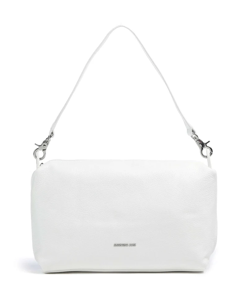 Mandarina Duck Mellow Leather Bolso de hombro blanc