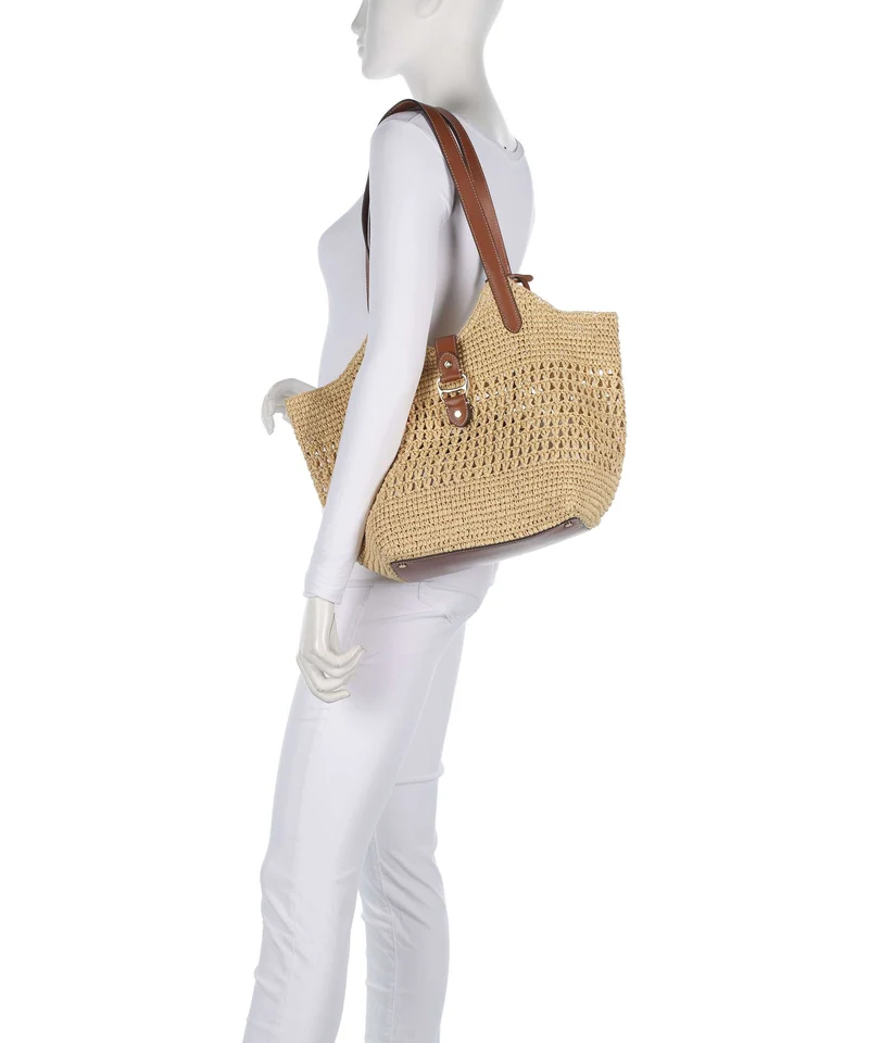 Lauren Ralph Lauren Tasha Large Bolsa shopping natural/lauren tan