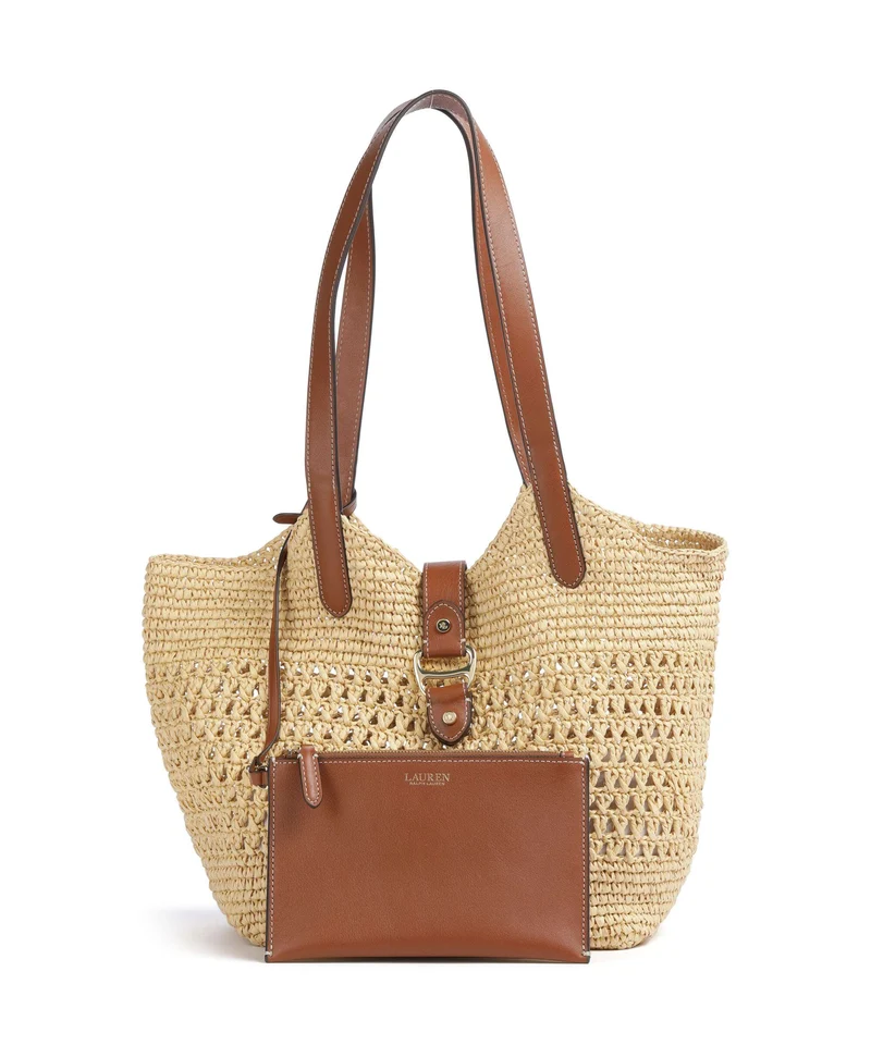 Lauren Ralph Lauren Tasha Large Bolsa shopping natural/lauren tan