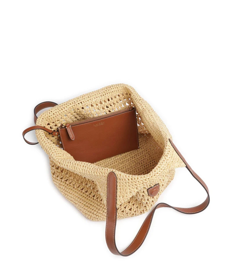 Lauren Ralph Lauren Tasha Large Bolsa shopping natural/lauren tan