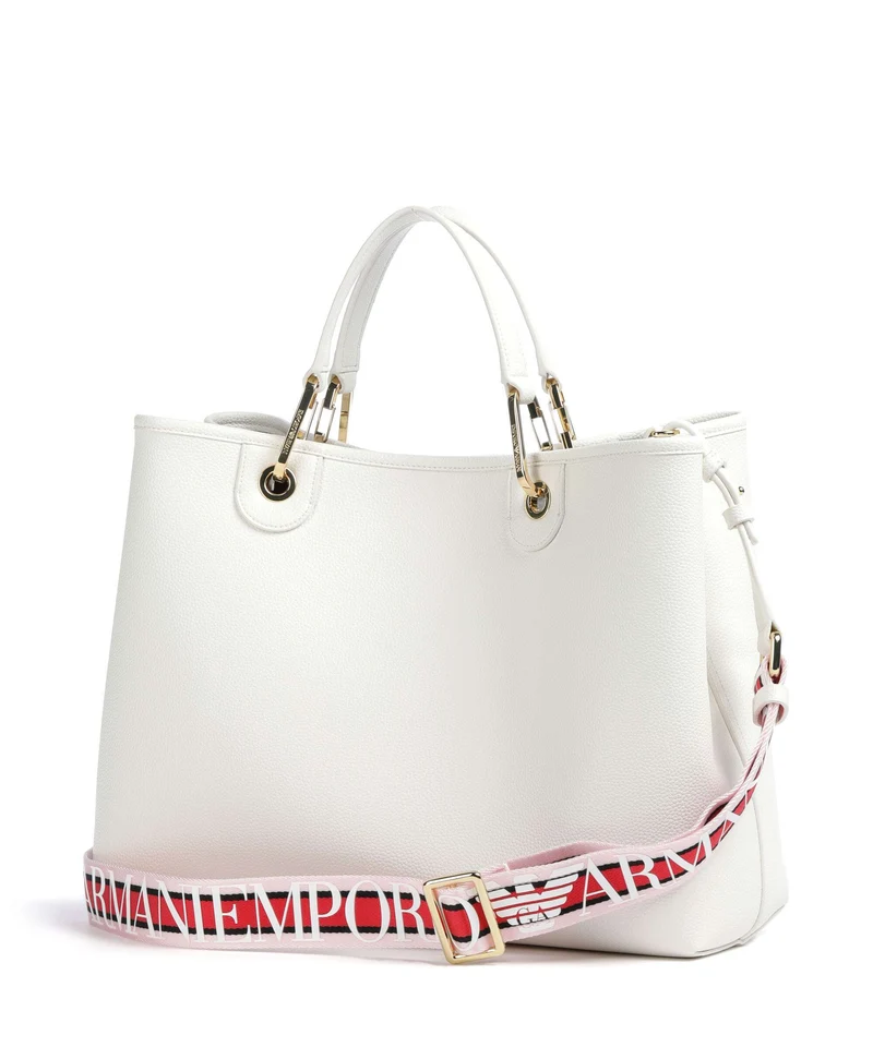 Emporio Armani My EA M Bolso de mano bianco/cuoio