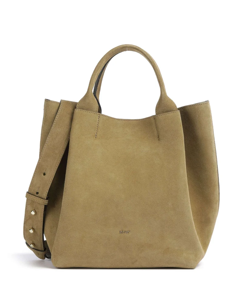 Abro Suede Essential Medium Bolso de mano mud
