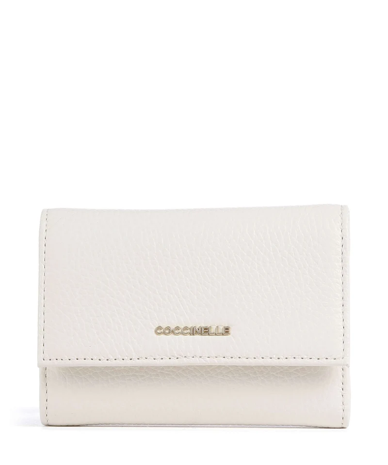 Coccinelle Metallic Soft Monedero pearl