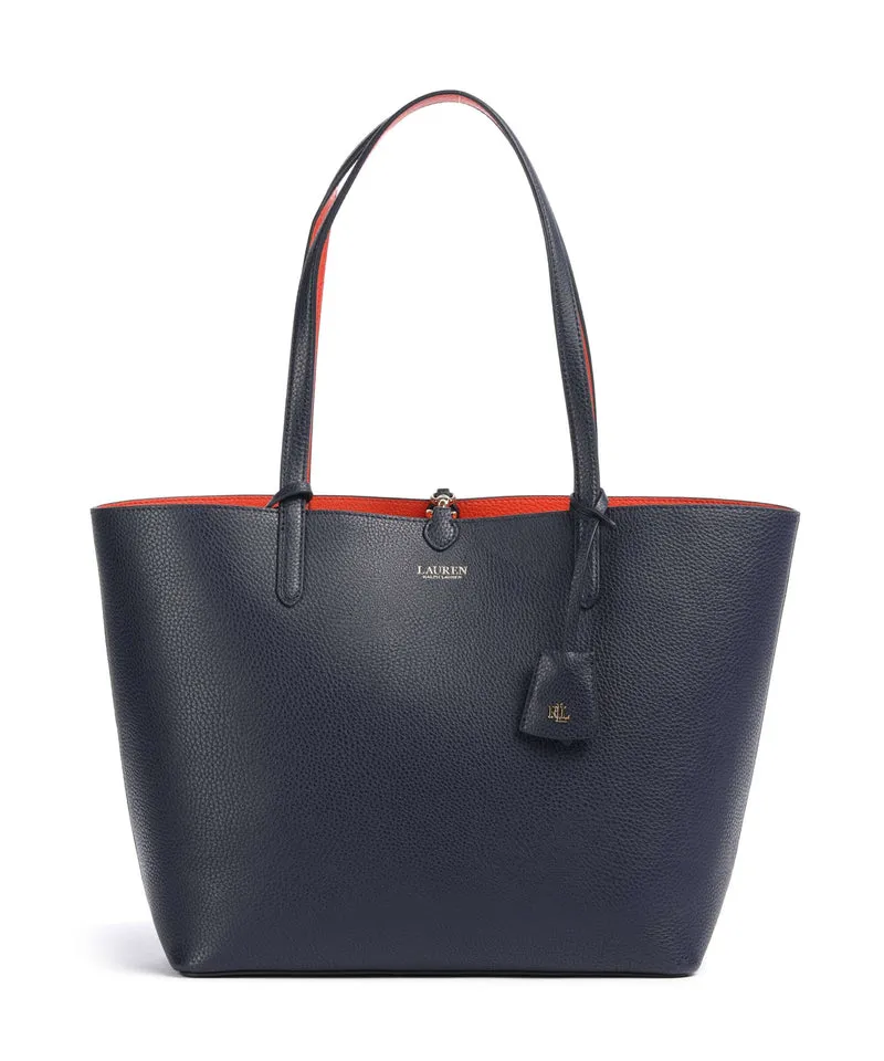 Lauren Ralph Lauren Medium Bolsa shopping refined navy/dusk orange