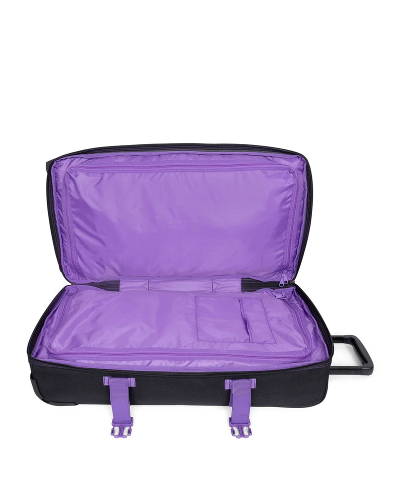 Eastpak Tranverz L Bolso de viaje con ruedas kontrast vineyard