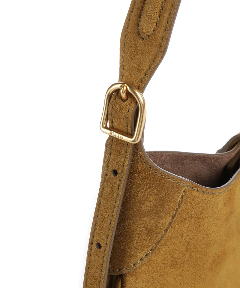 Polo Ralph Lauren ID Collection Small Bolso de hombro artichoke