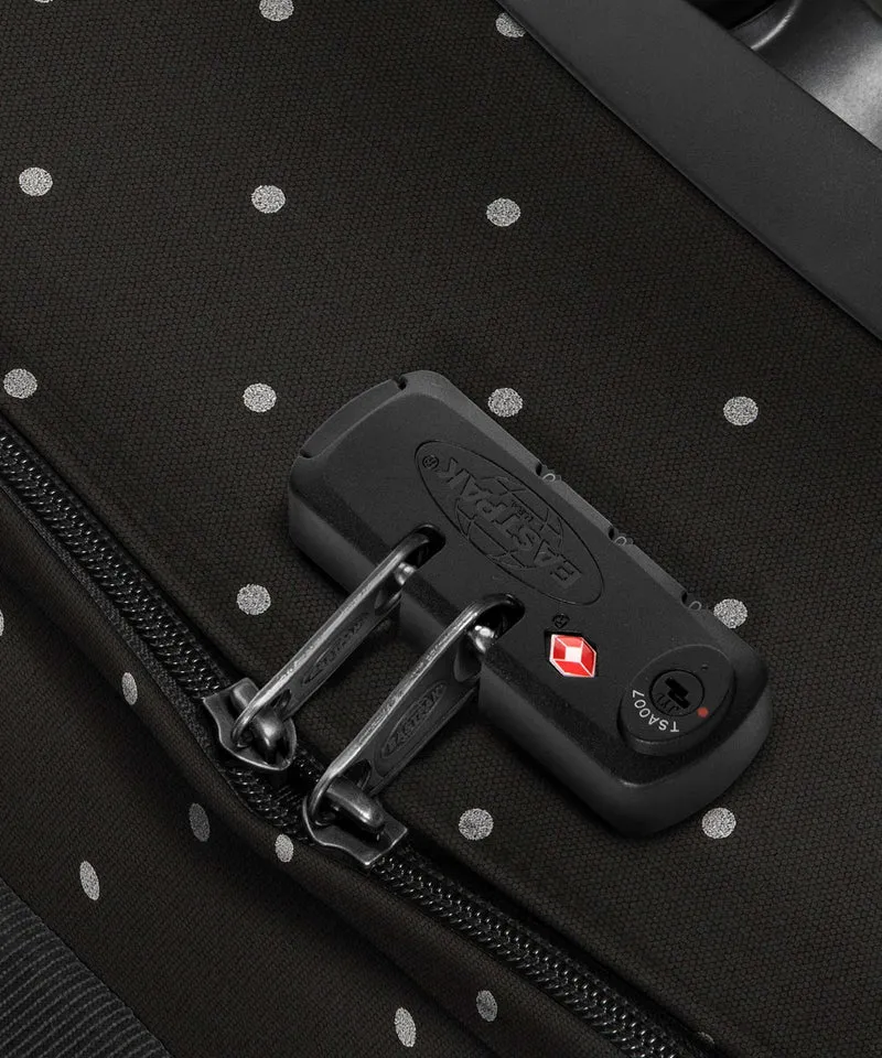 Eastpak Tranverz L Bolso de viaje con ruedas dots black/silver
