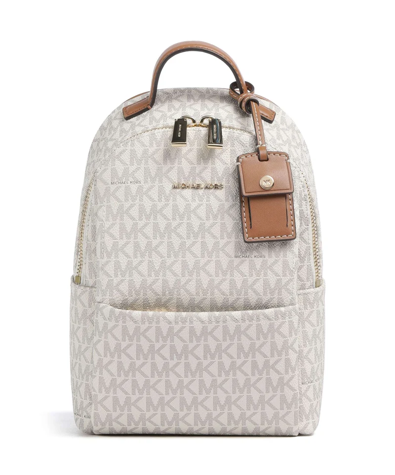 Michael Kors Sable XS Mochila vanilla/acorn