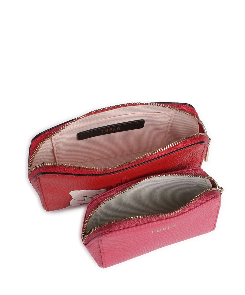 Furla Camelia M Bolso de cosméticos red/velvet pink